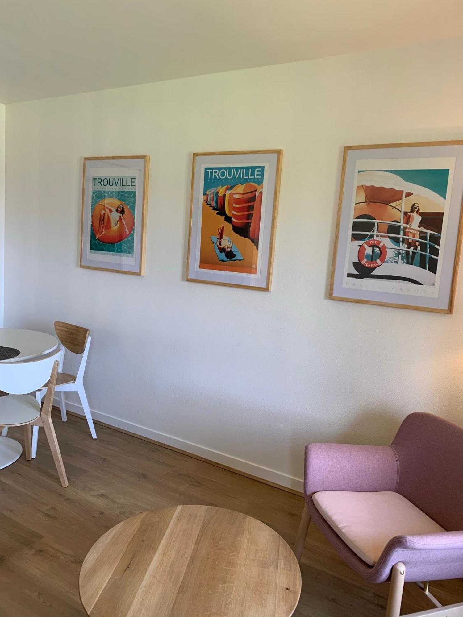 L'Appartement Vue Mer De La Villa Des Rosiers - Trouville Sur Mer Zewnętrze zdjęcie